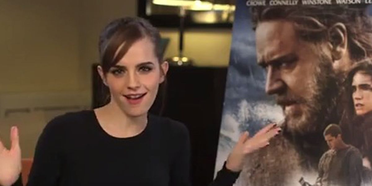 Emma Watson Introduces New Noah Trailer