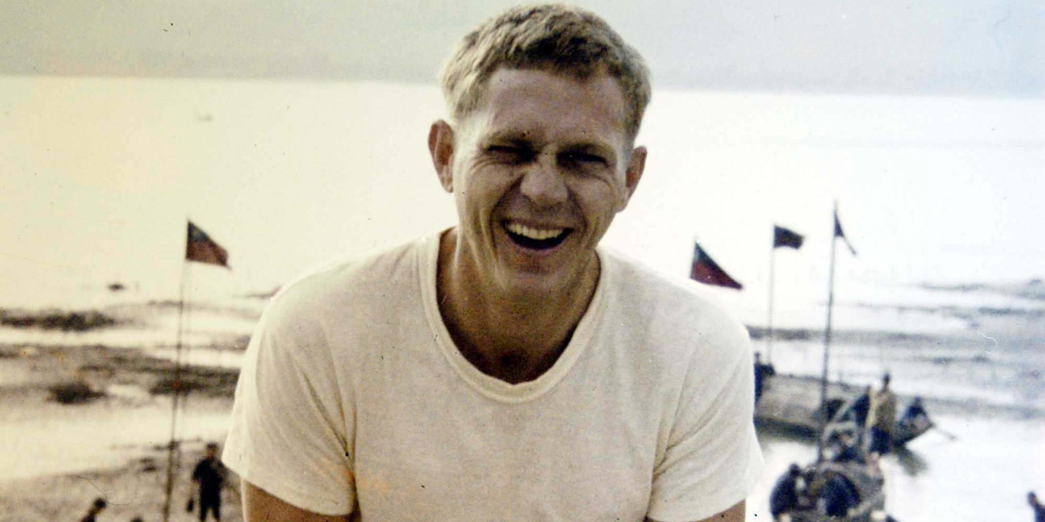 steve mcqueen white jeans
