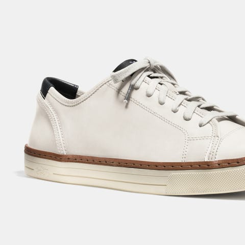 coach men's white sneakers