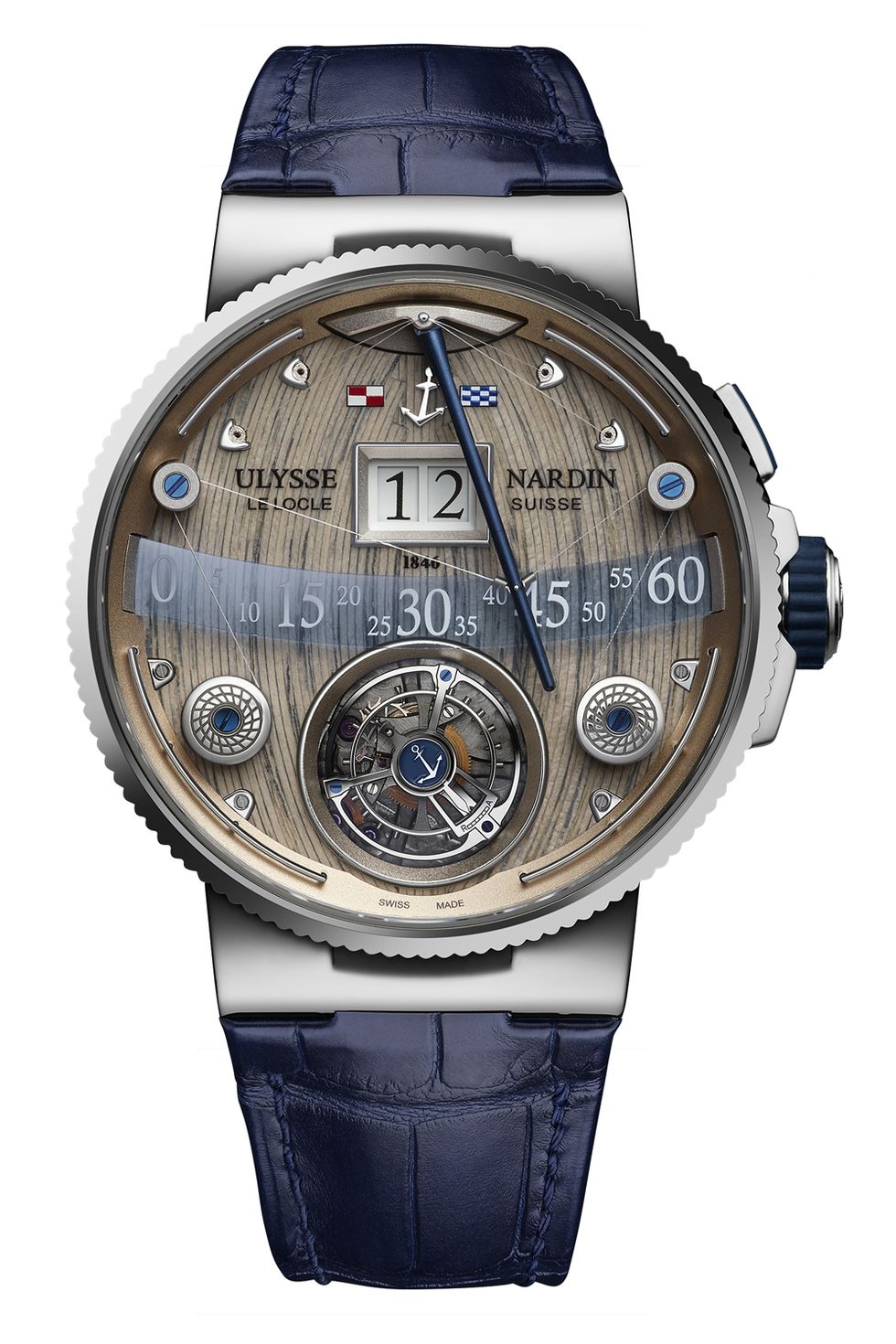 Product, Blue, Watch, Glass, Analog watch, Photograph, White, Watch accessory, Font, Metal, 