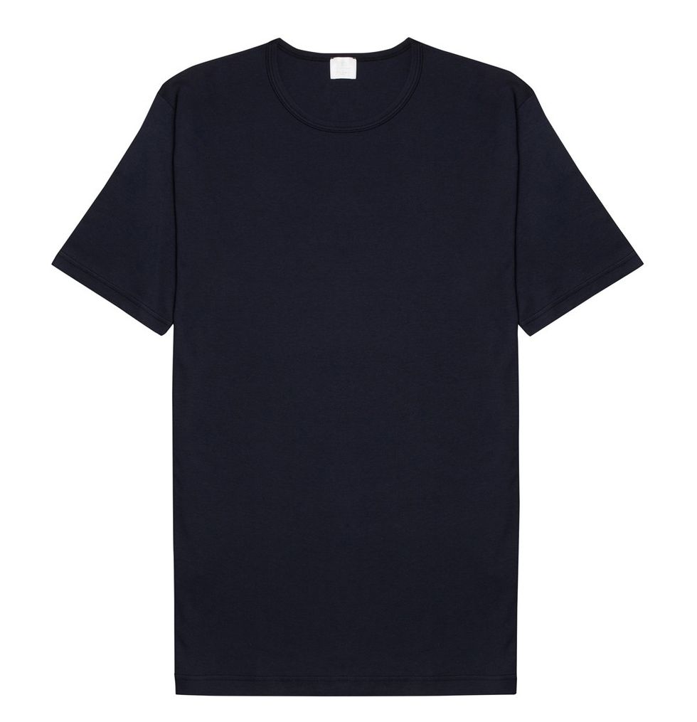 Sunspel sea cotton navy t-shirt