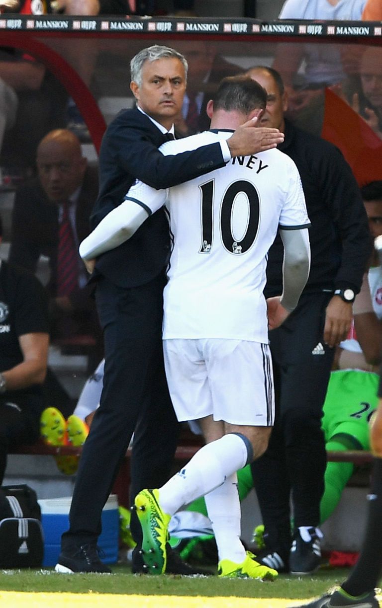 Mourinho and Rooney