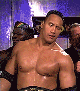 watch the rock reflect on his first ever wwe match