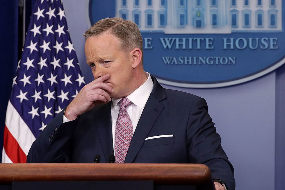 Sean Spicer Keeps Accidentally Tweeting Random Codes And Everyone Is