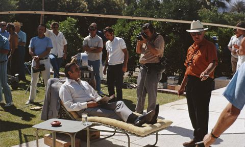 Sean Connery on Diamonds are forever set