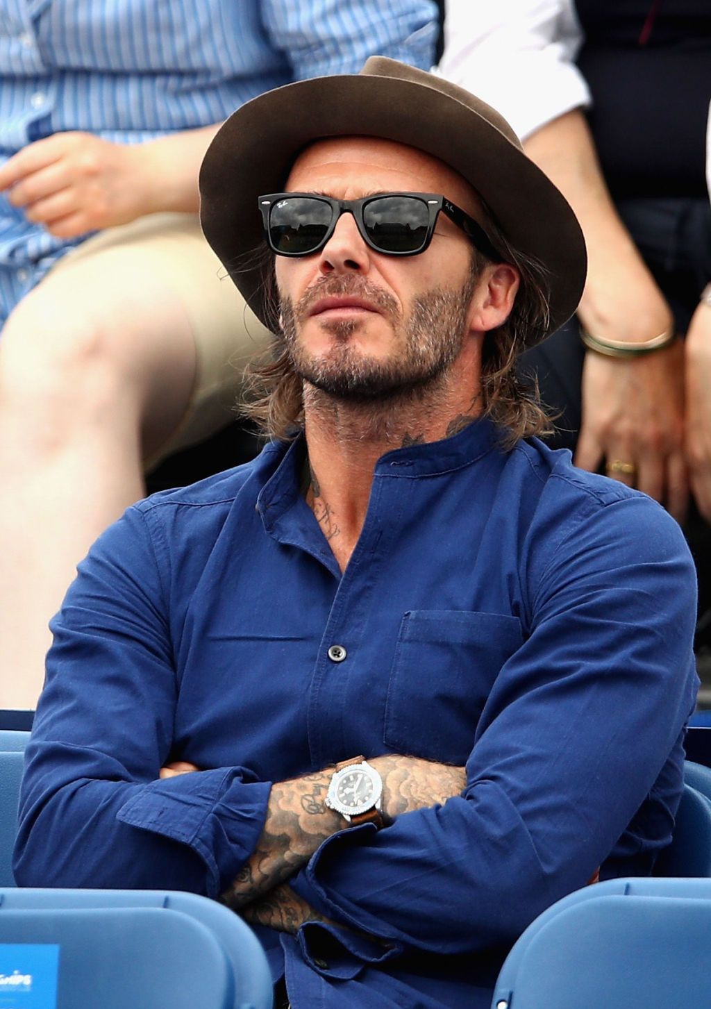 david beckham fedora hat