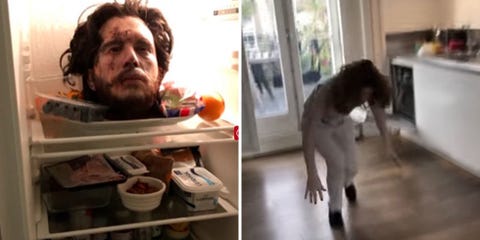 Kit Harington Left A Severed Head In Rose Leslie S Fridge And It