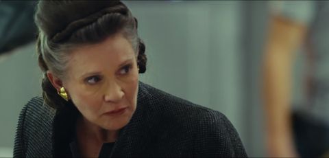 Star Wars: The Last Jedi - Carrie Fisher as Leia