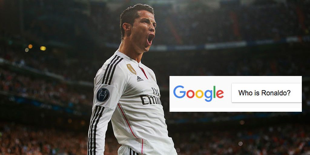 Ronaldo Telling His Haters To Google Him