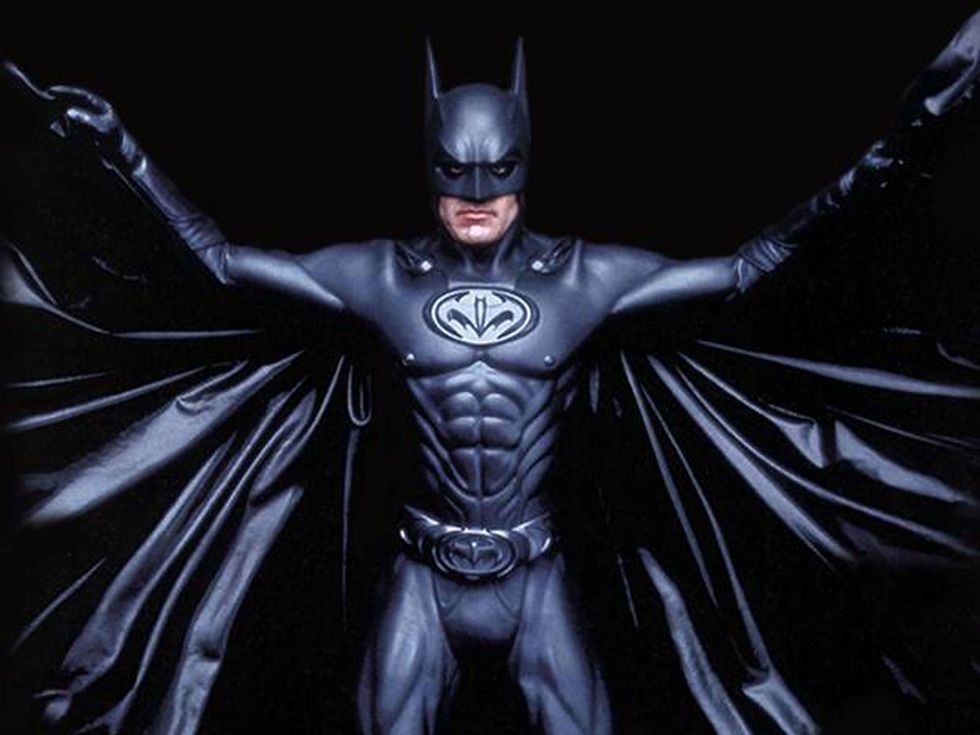 Batman played by George Clooney in Batman and Robin