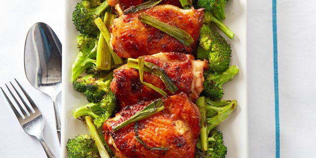 Mahogany Chicken and Broccoli