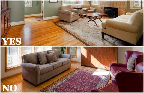 how to choose an area rug - home decorating tips
