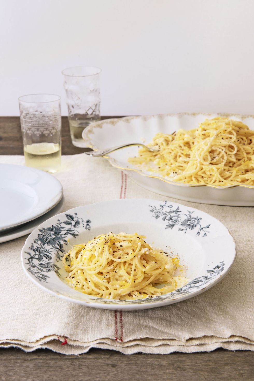 Spaghettini with Lemon and Ricotta Recipe