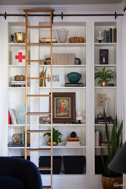 Ikea Built In Ideas Furniture S, Ladder Shelf Bookcase Ikea
