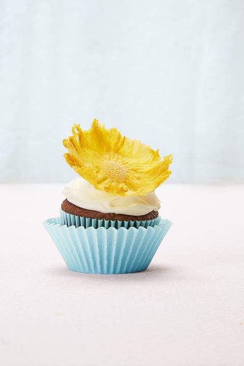 Pineapple Flower Cupcake