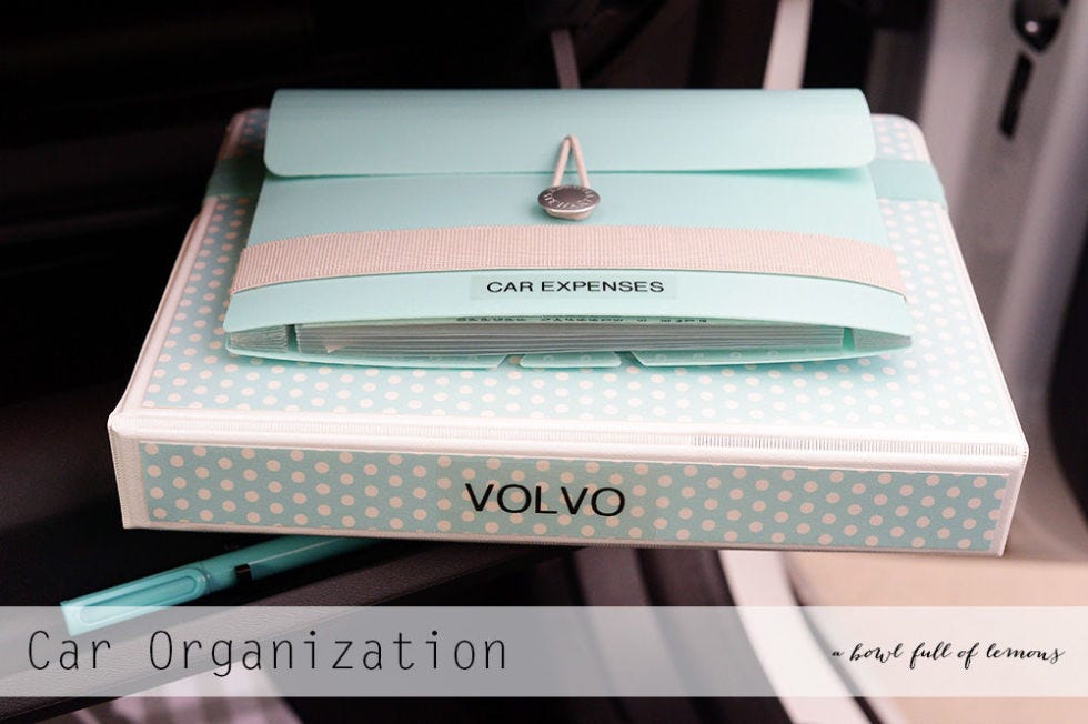 Glove Box Organizing