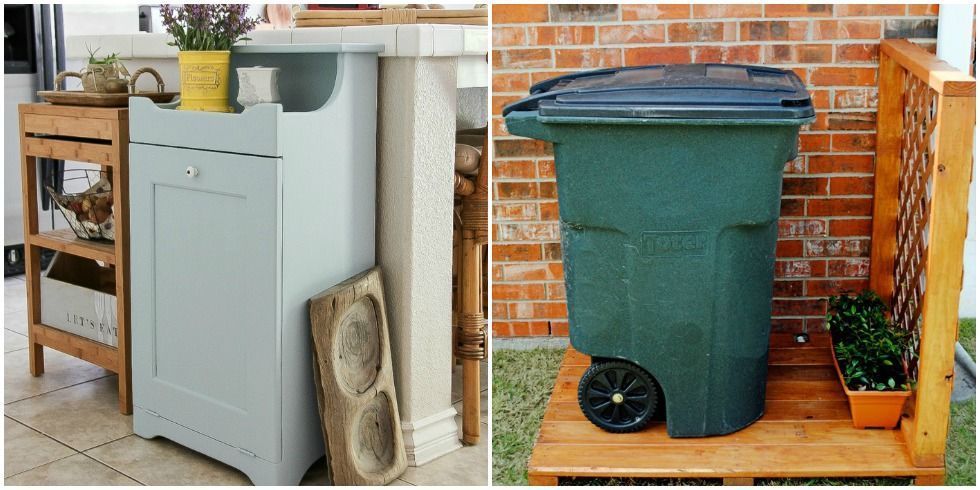 How To Hide A Trash Can Disguise Ugly Garbage Can   Landscape 1429722442 Hide Ugly Trash Can Index 