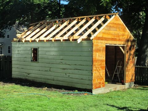 Garage Makeover - Garage Turns Into Adorable Workshop