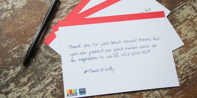 Letters to Service Members - #ThanksKindly Military Appreciation Month