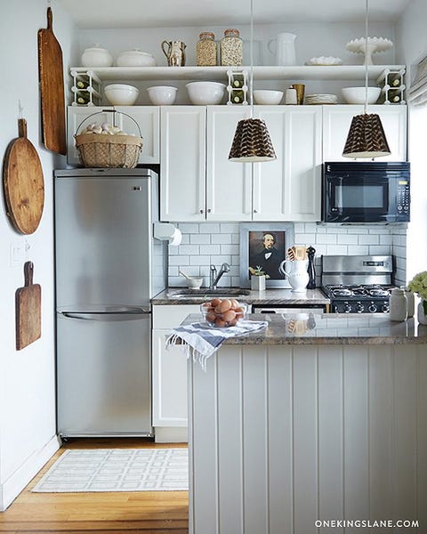 12 small kitchen design ideas - tiny kitchen decorating