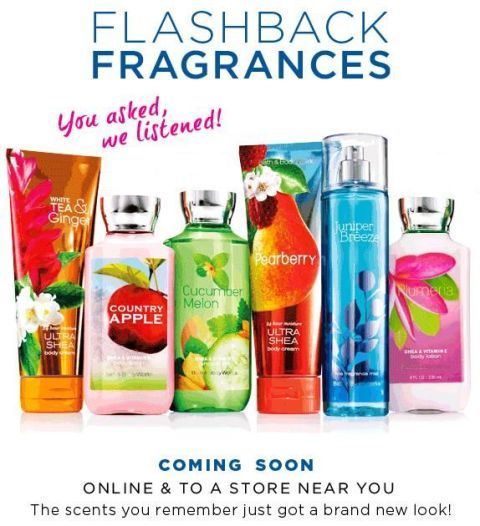 Bath Body Works Flashback Fragrances Bath Body Works