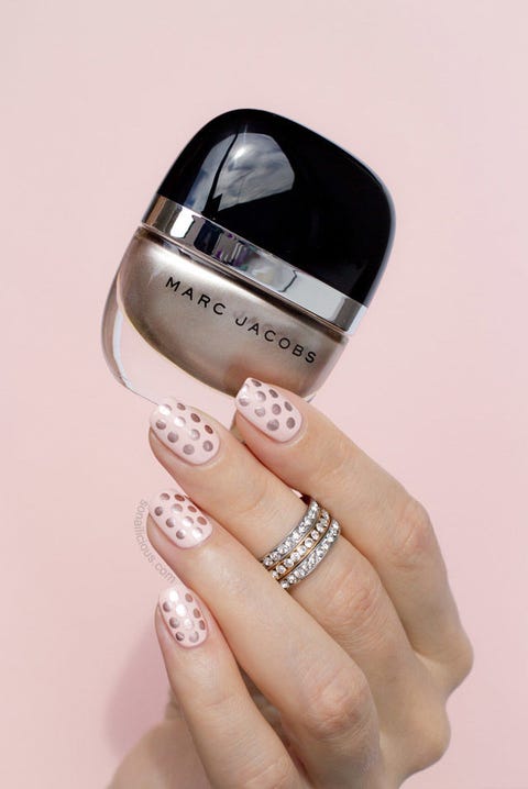 Blush Colored Nail Polish Looks Pale Pink Nail Art Ideas