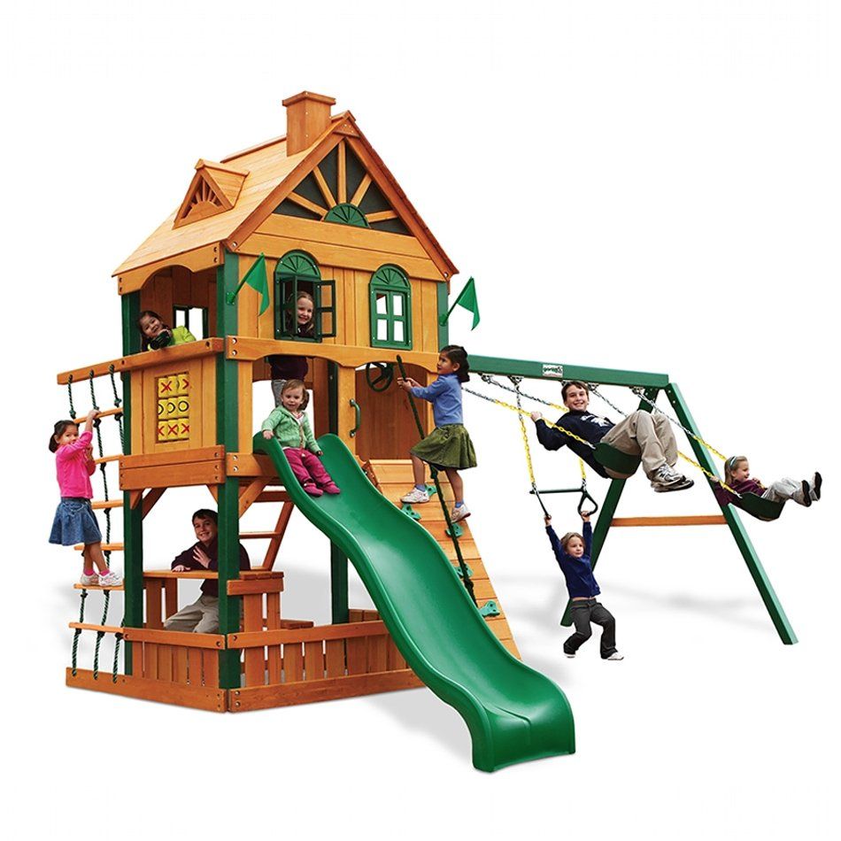 play safe swing set