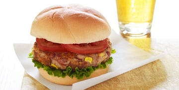 Corn and Bean Burger