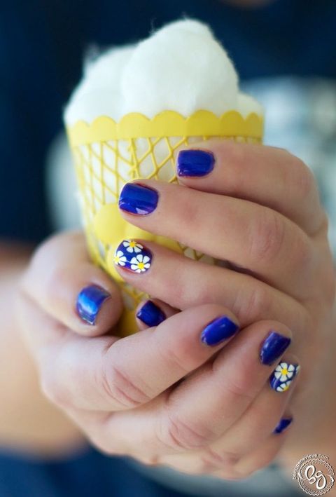 25 Flower Nail Art Design Ideas Easy Floral Manicures For Spring And Summer