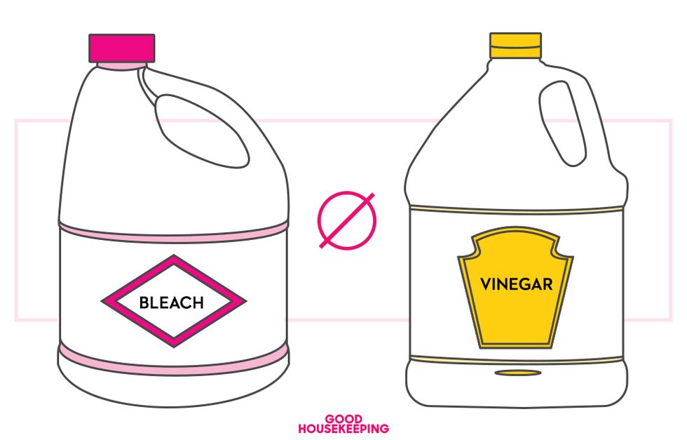 Cleaning products you should never mix together