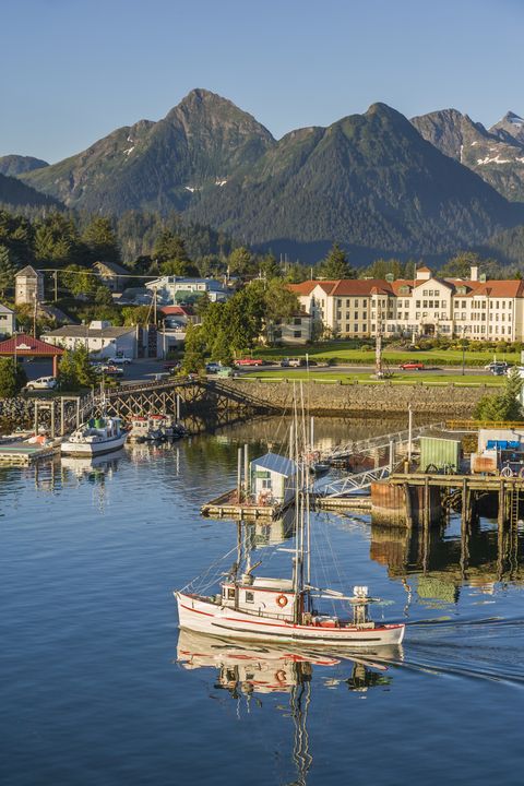 Don't forget your boat — this small coastal port is only accessible only by air or sea.