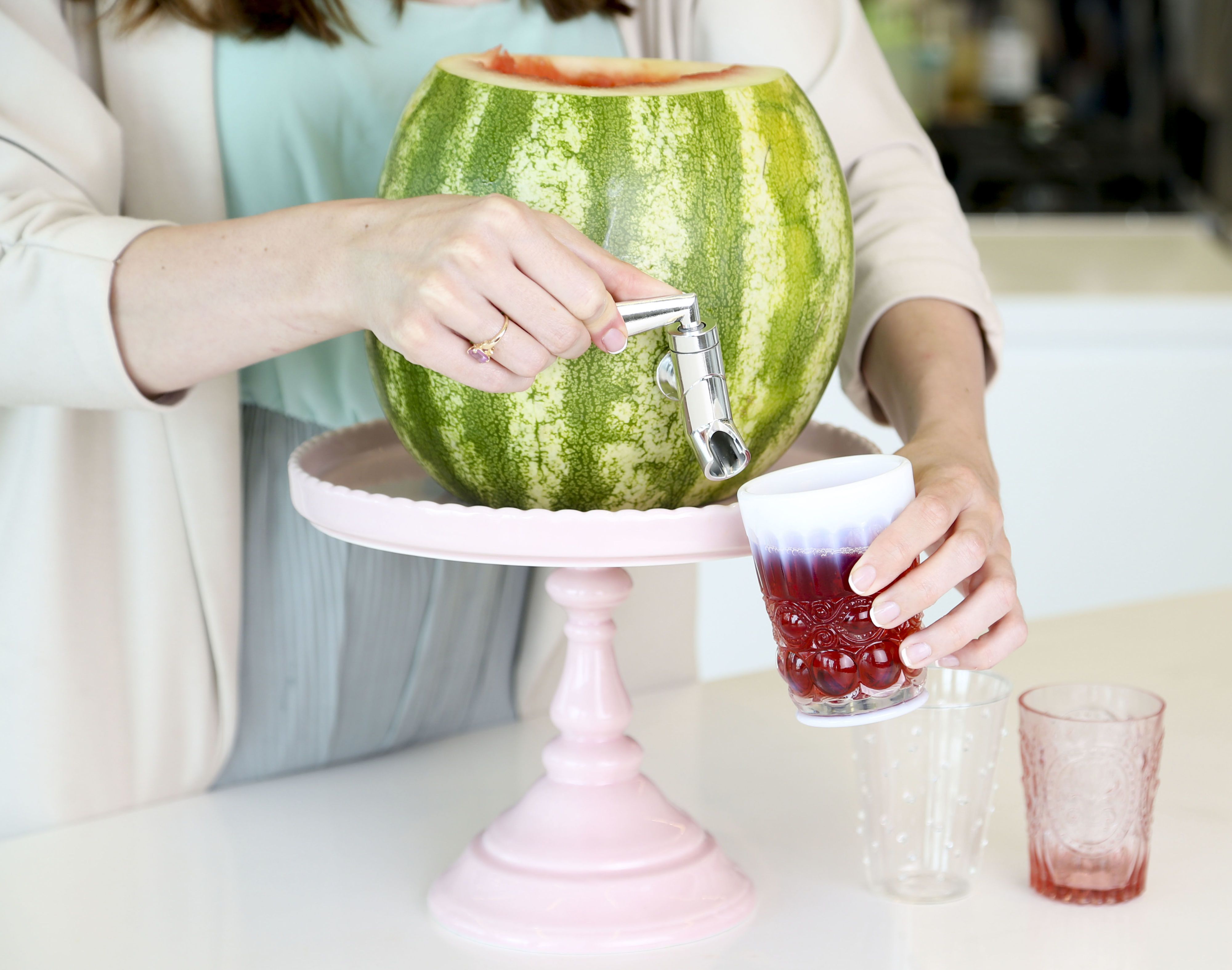 Watermelon keg recipe for July 4th cook out party