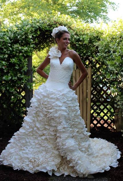 Toilet Paper Wedding Dress Winners Of 2015 Best Diy Wedding Dresses