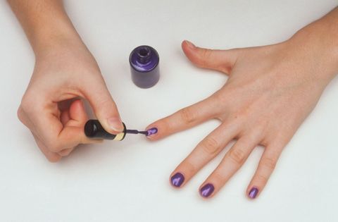 Blue, Finger, Nail, Purple, Violet, Lavender, Magenta, Electric blue, Nail care, Nail polish, 