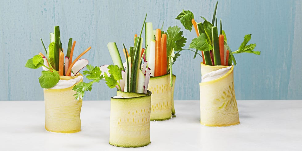 summer party veggie rolls