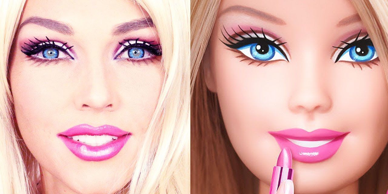 barbie doll makeup things