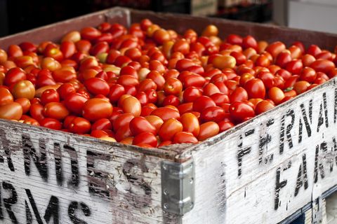 Crate of Tomatoes