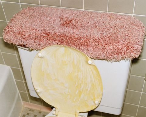 Pink Toilet Rug