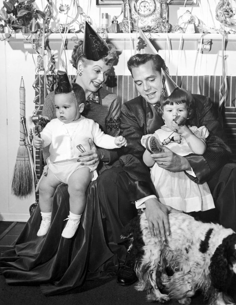 Lucille Ball With Her Kids Rare Photos Lucille Ball's Family