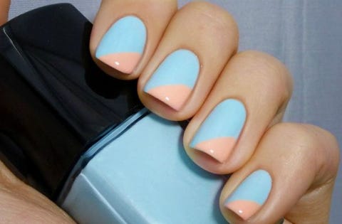 Lipstick Shaped Nails Nail Designs And Photos Image