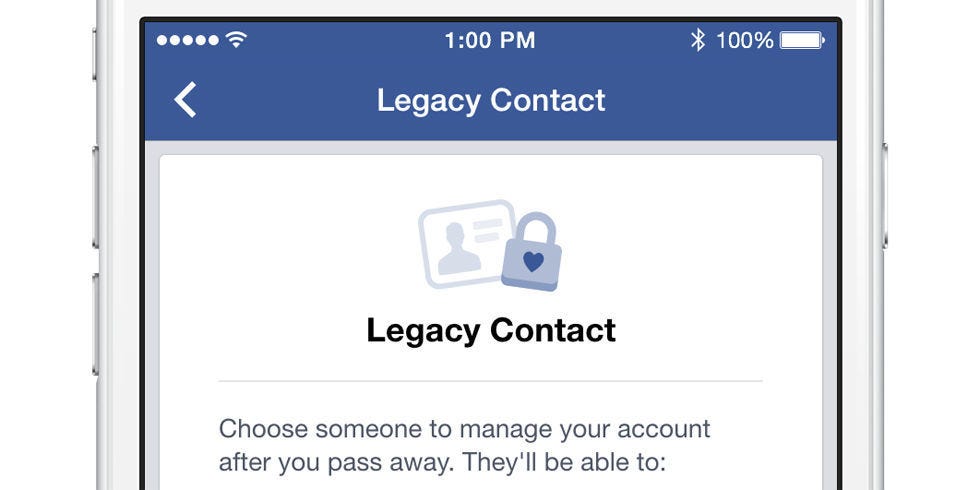 how to become a legacy contact on facebook
