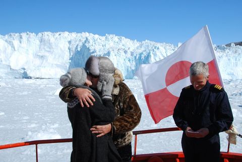 Karl Fix and Sandy Beug's most recent wedding, July 31 in Greenland.