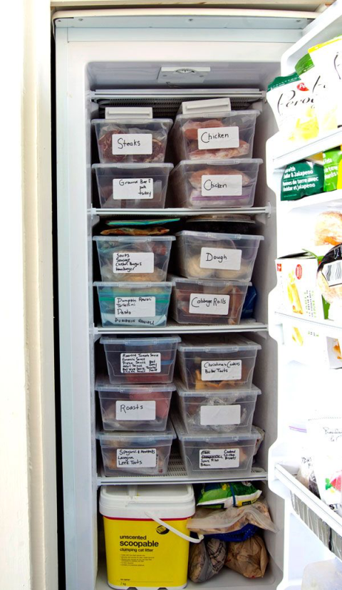 How to Organize Your Freezer - Freezer Storage Tricks