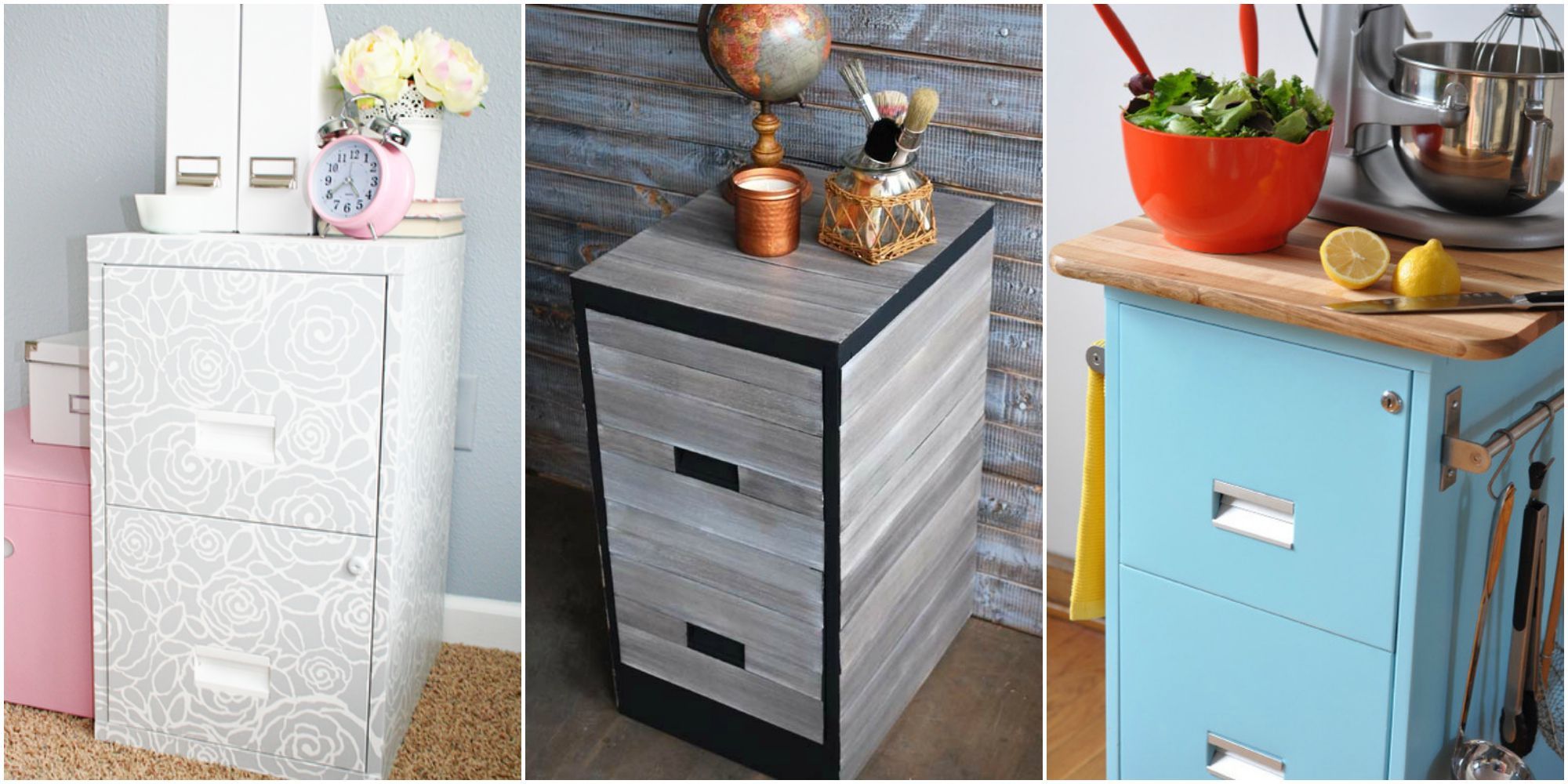 9 Filing Cabinet Makeovers New Uses For Filing Cabinets