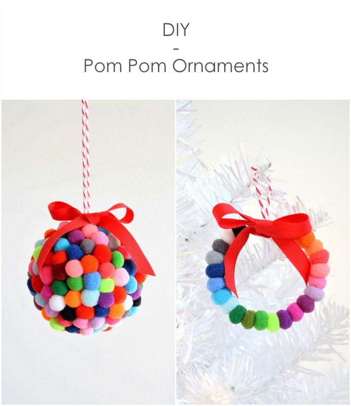 Diy Christmas Ornaments Part - 28: 52 Homemade Christmas Ornaments - DIY Handmade Holiday Tree Ornament Craft Ideas