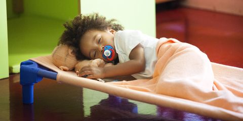 Sleeping Kid in Daycare