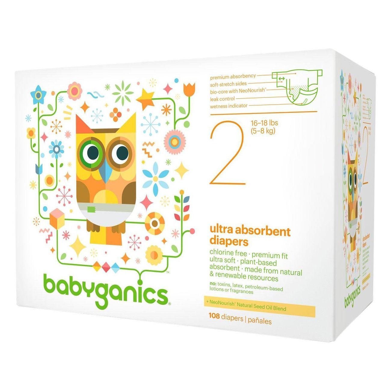 babyganics diapers newborn