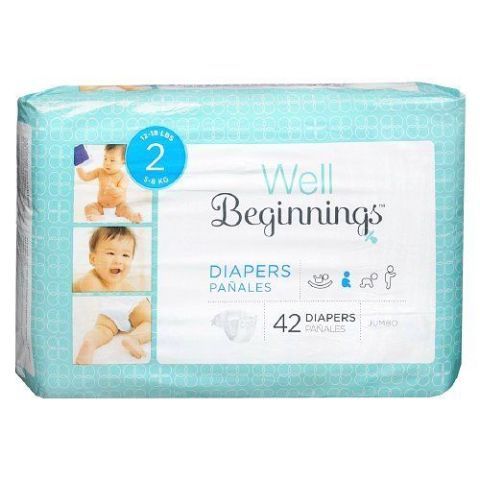 well beginnings diapers size 1