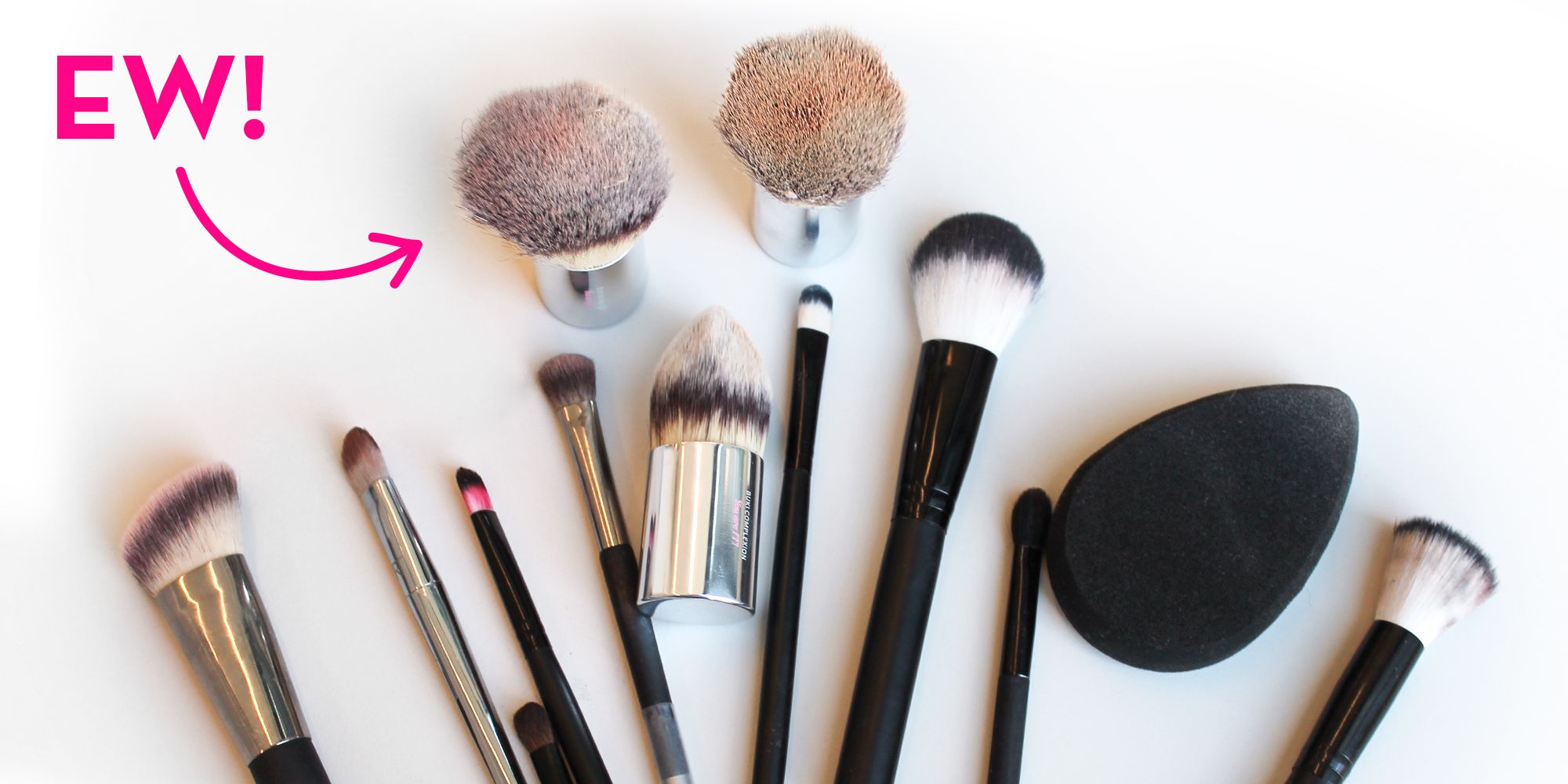 what to wash makeup brushes with