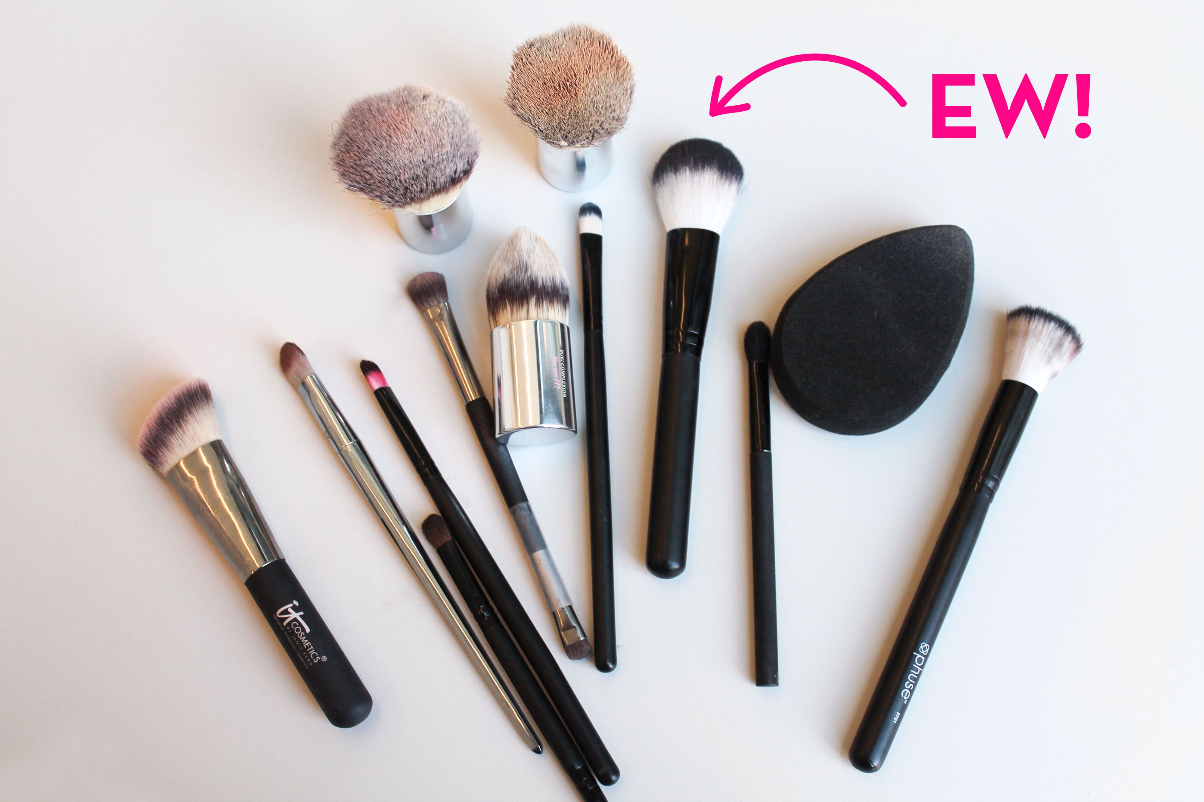 what can i clean my makeup brushes with